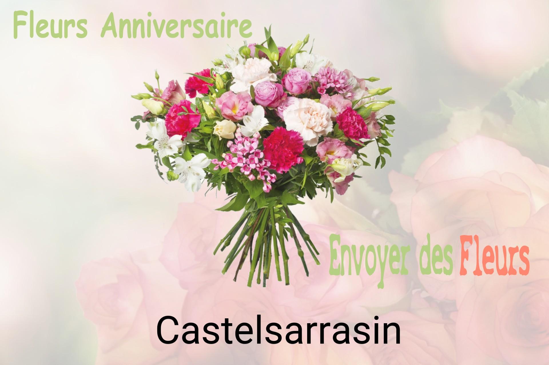 Bouquet de fleurs d’anniversaire livré à Castelsarrasin
